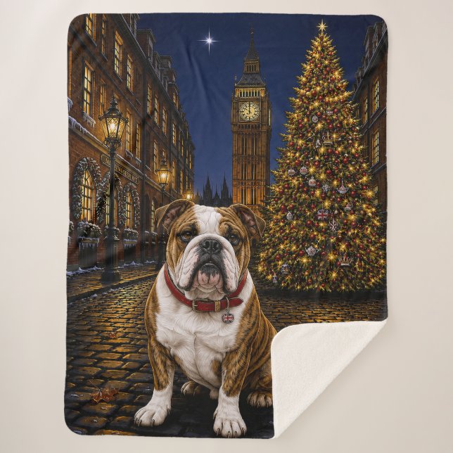 Getigerter Bulldogge Urlaub  Sherpadecke (Vorderseite)