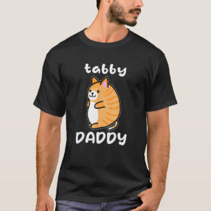 Getigerter Daddy-Katze Sprüche-Grafik 1 T-Shirt