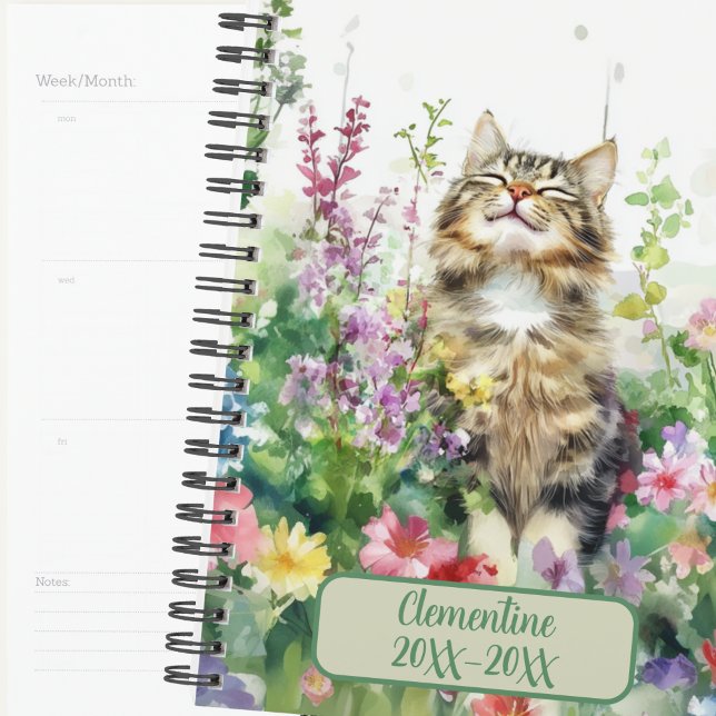 Getigertes Katzen-Terminbuch ohne Datum  Planer (Von Creator hochgeladen)