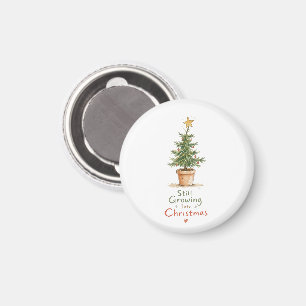 Getopfter Weihnachtsbaum Wasserfarbe Magnet