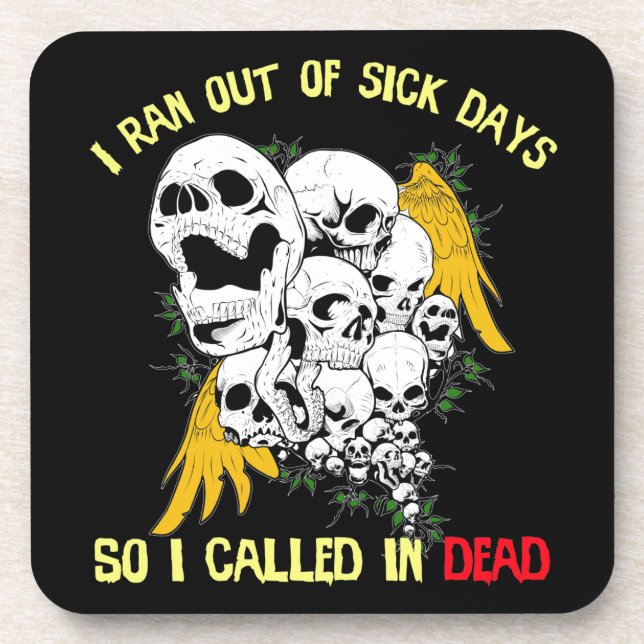 Getötet Getränkeuntersetzer (Vorderseite)