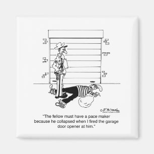 Getötet von einem Garage-Türöffner Magnet