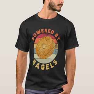 Getragen von Bagels Funny Retro Breakfast Food Lov T-Shirt