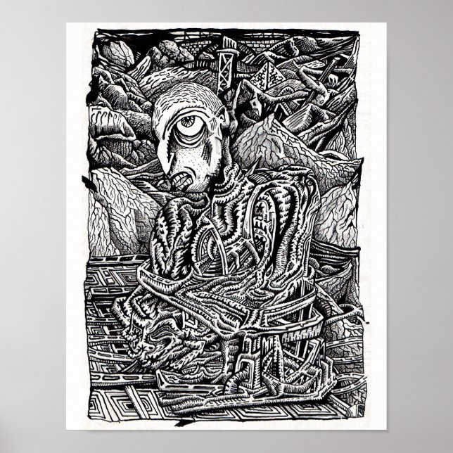 Getragen von Brian Benson Poster (Vorne)