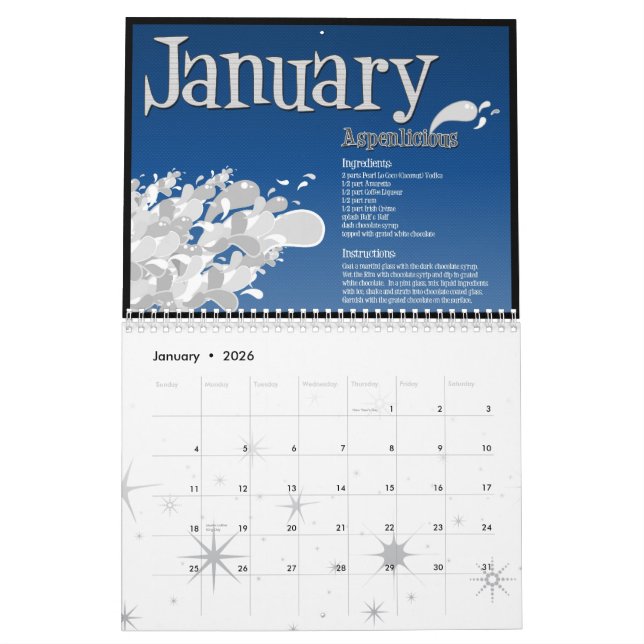 Getränk 2009 des Monats-Kalenders (kundengerecht) Kalender (Jan 2026)