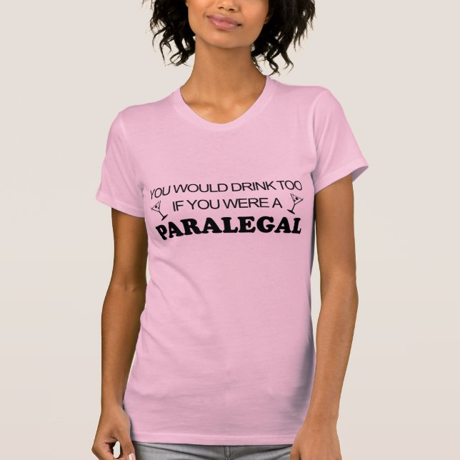 Getränk-auch - Rechtsassistent T-Shirt (Vorderseite)