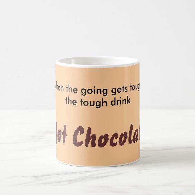 "Getränk-heiße Schokoladen-" Tasse (Mittel)