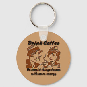 Getränk-Kaffee-Schlüsselkette Schlüsselanhänger