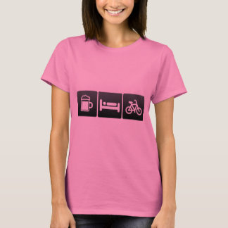 Getränk, Schlaf und spinnende Klassen T-Shirt