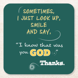 Getränk-Untersetzergeschenke christlicher Rechteckiger Pappuntersetzer