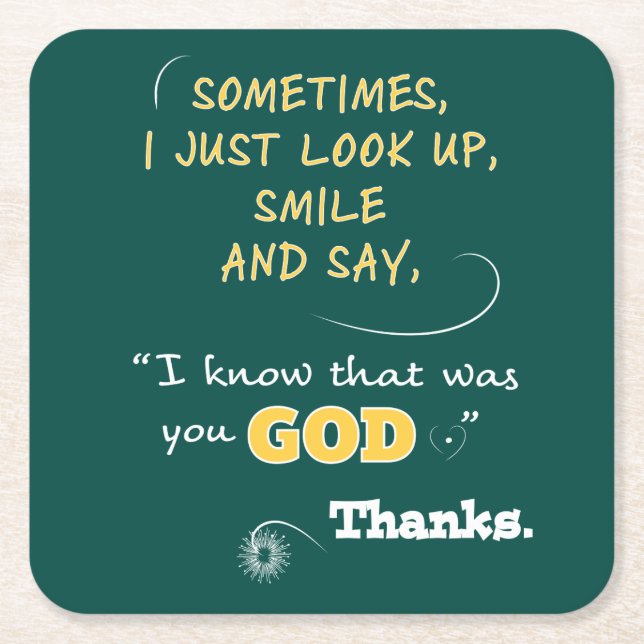 Getränk-Untersetzergeschenke christlicher Rechteckiger Pappuntersetzer (Vorderseite)