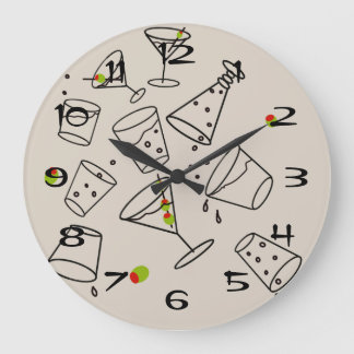 Getränke Acryl Uhr