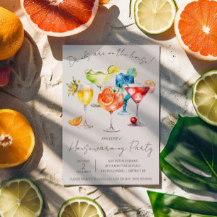 Getränke gehen aufs Haus!  Cocktail-Housewarming  Einladung
