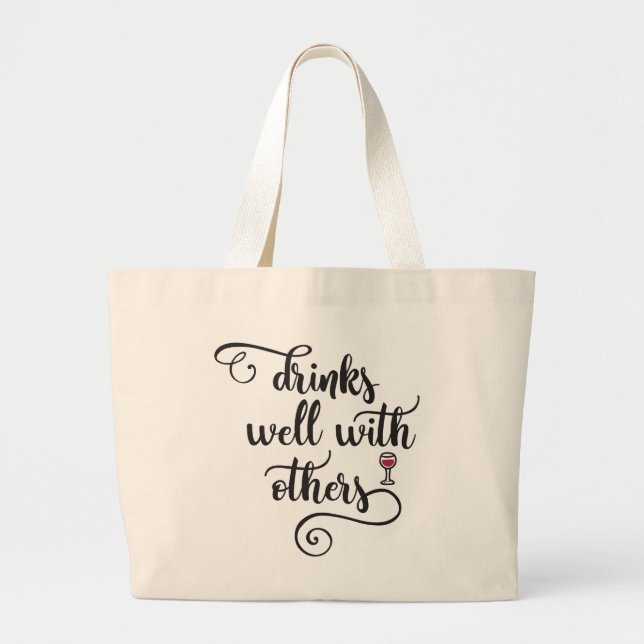 Getränke gut mit anderen jumbo stoffbeutel (Vorne)