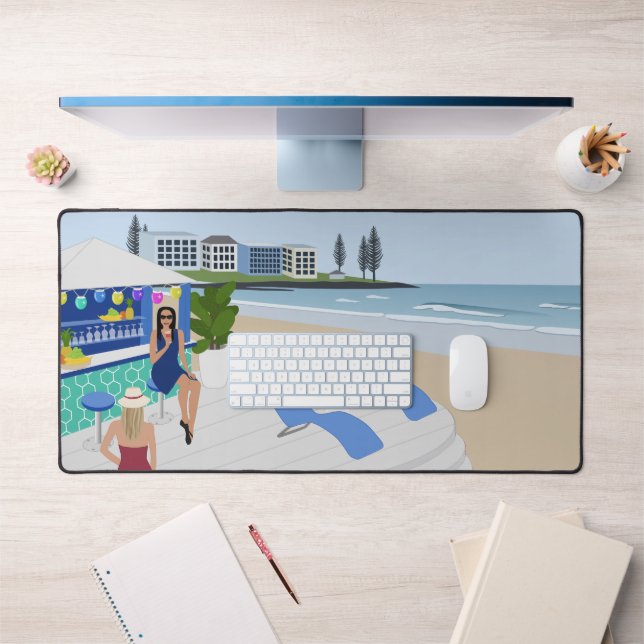 Getränke im Beach Bar Schreibtischunterlage (Büro 1)