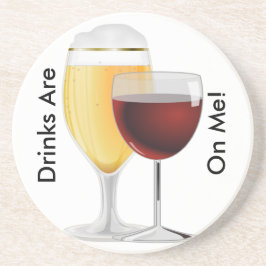 Getränke sind auf meinem Untersetzer