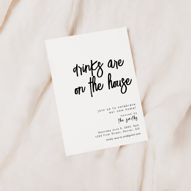 Getränke sind im Haus einladend Einladung (Von Creator hochgeladen)