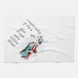 Getränke- und Geldwünsche Geschirrtuch