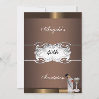 Getränke und Schokolade-Party Einladung