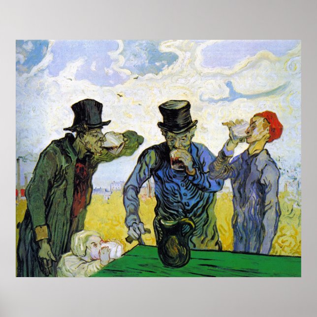 Getränke von Vincent van Gogh Poster (Vorne)