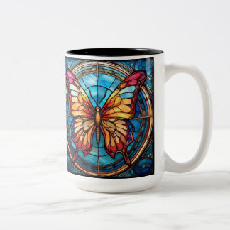 Getränkedosen aus Glas Zweifarbige Tasse