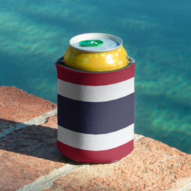 Getränkehalter mit Flagge Thailands Dosenkühler (In Situ Pool)