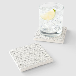 Getränkekasten aus Papier | Party und Décor Steinuntersetzer