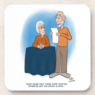 Getränkekasten für die Niere Getränkeuntersetzer