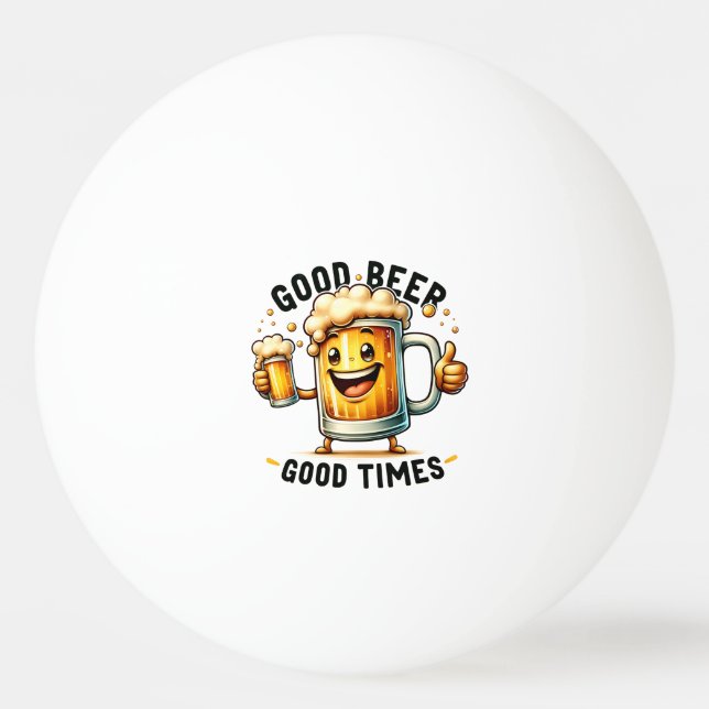 Getränkekoten Tischtennisball (Vorderseite)