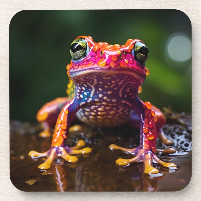 🐸 GETRÄNKEUNTERSETZER (Vorderseite)