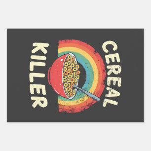 Getreide Killer Mens Nahrung verdrängen wahre Krim Geschenkpapier Set