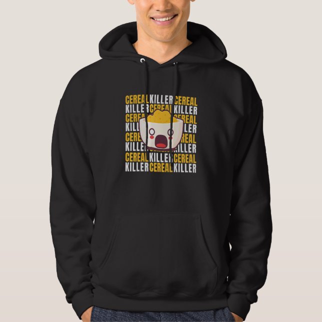 Getreide-Mörder I Kostüm Frühstücksflocken Hallowe Hoodie (Vorderseite)