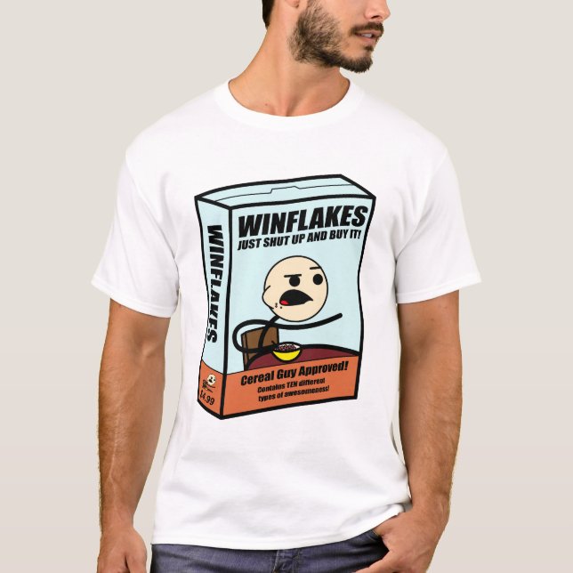 Getreide-Typ-Kasten (Farbe) T-Shirt (Vorderseite)