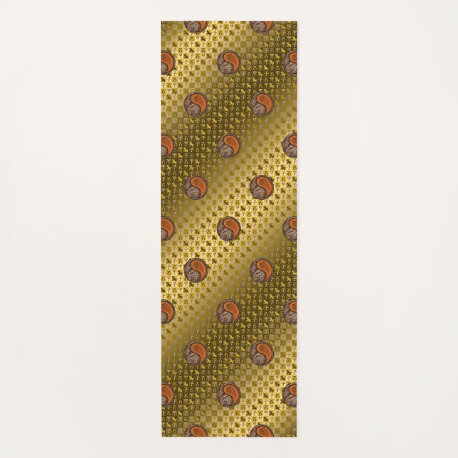 Getreide und Waldrat Yogamatte (Vorderseite)