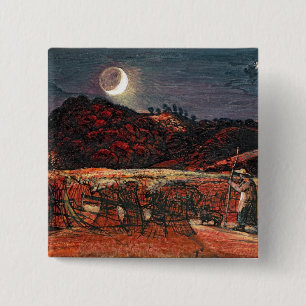 Getreidefeld durch Mondschein, 1830 Button