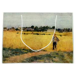 Getreidefeld (von Berthe Morisot) Große Geschenktüte