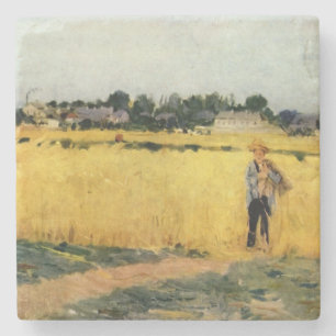 Getreidefeld (von Berthe Morisot) Steinuntersetzer