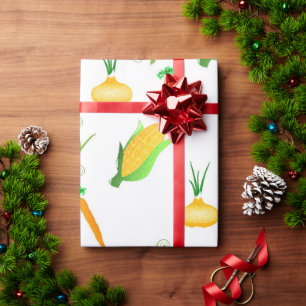 Getreidekarotten-Gemüse Geschenkpapier