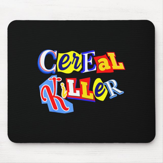 Getreidemörder Lebensmittel-Liebhaber Ironisch Lus Mousepad (Vorne)