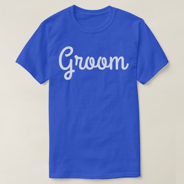 Getrennte GROOM T-Shirt (Design vorne)