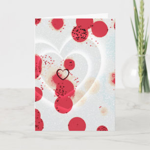 Getrennte Herzen Feiertagskarte