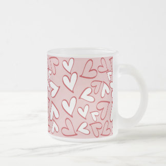Getrennte Herzen Mattglastasse