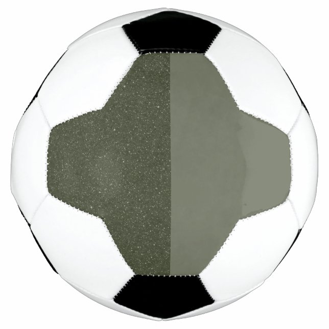 Getrennte Moss Green Custom Soccer Ball (Vorderseite)