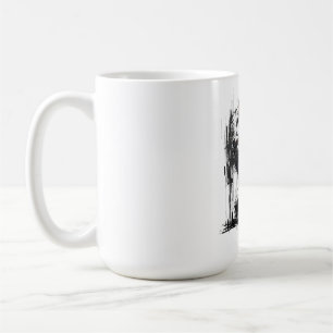 Getrennte parallele Bildschirme Stille Konversatio Kaffeetasse