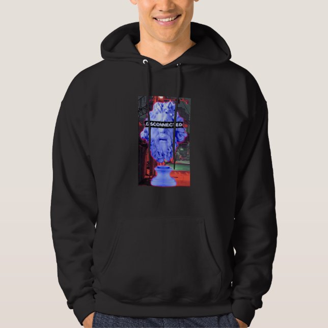 Getrennte Streetwear Grunge Bekleidung Ästhetisch Hoodie (Vorderseite)