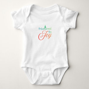Getrimmt auf Freude neues T-Shirt Baby Strampler