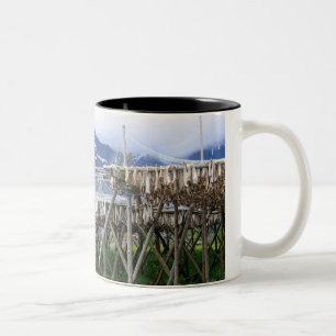 Getrocknet mit der Wind-Tasse Zweifarbige Tasse