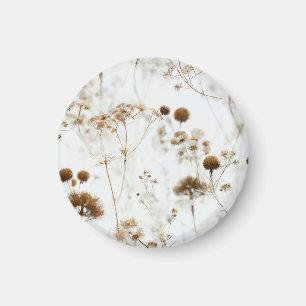 Getrocknete Blume und Twigs Magnet