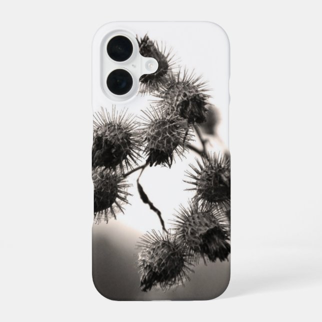 Getrocknete Klette iPhone 16 Hülle (Rückseite)