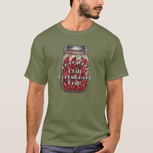 Getrocknete Paprikaschoten Jar T-Shirt (Vorderseite)